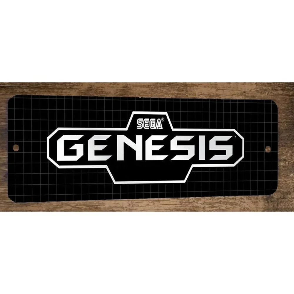 Sega Genesis 4x12 Metal Wall‎ Sign